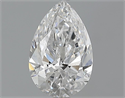 1.50 quilates, De pera Diamante , Color D, claridad SI1 y certificado por GIA