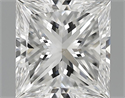 1.71 Carats, Princess Diamond with  Cut, E Color, VS2 Clarity and Certified by GIA