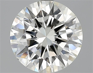 Picture of 3.10 Carats, Round Diamond with Excellent Cut, J Color, VVS1 Clarity and Certified by GIA