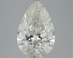 Picture of 4.05 Carats, Pear Diamond with  Cut, J Color, SI2 Clarity and Certified by GIA