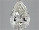 5.04 Carats, Pear Diamond with  Cut, K Color, SI2 Clarity and Certified by GIA