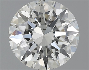 Picture of 1.51 Carats, Round Diamond with Excellent Cut, H Color, SI1 Clarity and Certified by GIA