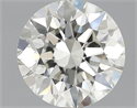 1.50 Carats, Round Diamond with Excellent Cut, K Color, IF Clarity and Certified by GIA