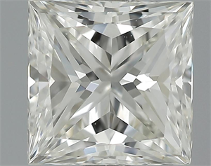 Picture of 1.02 Carats, Princess Diamond with  Cut, J Color, VS2 Clarity and Certified by GIA