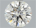 1.03 Carats, Round Diamond with Excellent Cut, J Color, VVS1 Clarity and Certified by GIA