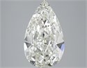 4.05 Carats, Pear Diamond with  Cut, J Color, SI2 Clarity and Certified by GIA
