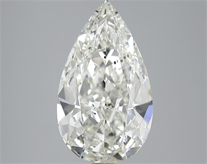 Picture of 4.05 Carats, Pear Diamond with  Cut, J Color, SI2 Clarity and Certified by GIA