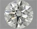 0.90 Carats, Round Diamond with Excellent Cut, G Color, VS2 Clarity and Certified by EGL