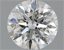 0.74 Carats, Round Diamond with Very Good Cut, E Color, VVS1 Clarity and Certified by GIA
