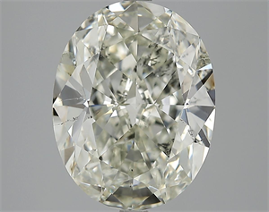 Picture of 5.03 Carats, Oval Diamond with  Cut, K Color, SI2 Clarity and Certified by GIA