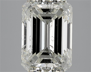 Picture of 5.07 Carats, Emerald Diamond with  Cut, I Color, SI2 Clarity and Certified by HRD