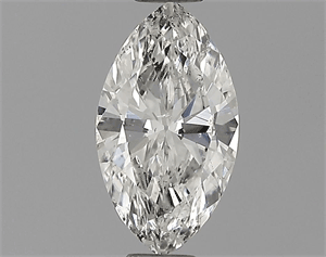 0.55 Carats, Marquise Diamond with  Cut, G Color, SI1 Clarity and Certified by EGL