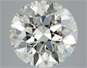 7.20 Carats, Round Diamond with Excellent Cut, L Color, SI2 Clarity and Certified by GIA