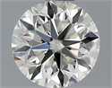 1.00 Carats, Round Diamond with Very Good Cut, I Color, SI1 Clarity and Certified by GIA