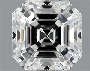 Picture of 1.06 Carats, Asscher Diamond with  Cut, E Color, VS1 Clarity and Certified by GIA
