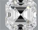 1.01 Carats, Asscher Diamond with  Cut, D Color, VS1 Clarity and Certified by GIA