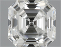 1.01 Carats, Asscher Diamond with  Cut, E Color, VVS2 Clarity and Certified by GIA
