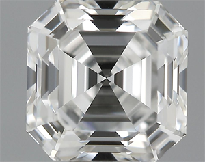 Foto 1.01 quilates, Asscher Diamante , Color E, claridad VVS2 y certificado por GIA de