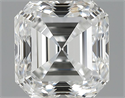 1.00 quilates, Asscher Diamante , Color D, claridad VVS2 y certificado por GIA