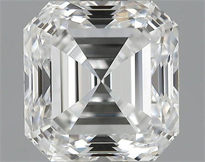 Picture of 1.00 Carats, Asscher Diamond with  Cut, D Color, VVS2 Clarity and Certified by GIA