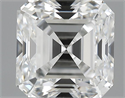 1.00 Carats, Asscher Diamond with  Cut, D Color, VVS1 Clarity and Certified by GIA