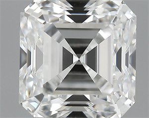 Picture of 1.00 Carats, Asscher Diamond with  Cut, D Color, VVS1 Clarity and Certified by GIA