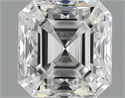 1.00 Carats, Asscher Diamond with  Cut, D Color, VVS2 Clarity and Certified by GIA