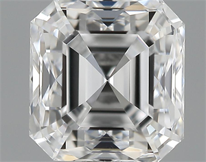 Picture of 1.00 Carats, Asscher Diamond with  Cut, D Color, VVS2 Clarity and Certified by GIA