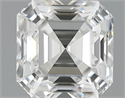 1.01 Carats, Asscher Diamond with  Cut, E Color, VVS2 Clarity and Certified by GIA