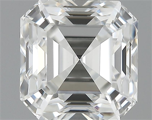 Picture of 1.01 Carats, Asscher Diamond with  Cut, E Color, VVS2 Clarity and Certified by GIA