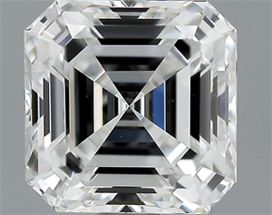 Picture of 1.04 Carats, Asscher Diamond with  Cut, E Color, VS1 Clarity and Certified by GIA