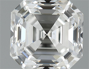 Picture of 1.03 Carats, Asscher Diamond with  Cut, G Color, VS2 Clarity and Certified by GIA