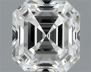 Picture of 1.00 Carats, Asscher Diamond with  Cut, F Color, VS1 Clarity and Certified by GIA