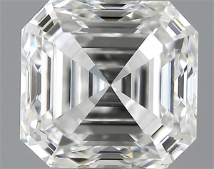 Picture of 1.01 Carats, Asscher Diamond with  Cut, F Color, VS2 Clarity and Certified by GIA