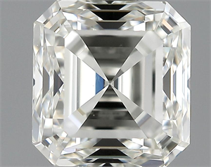 Picture of 1.03 Carats, Asscher Diamond with  Cut, J Color, VS1 Clarity and Certified by GIA