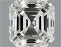 1.01 Carats, Asscher Diamond with  Cut, I Color, IF Clarity and Certified by GIA