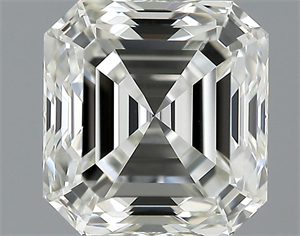 Picture of 1.01 Carats, Asscher Diamond with  Cut, I Color, IF Clarity and Certified by GIA