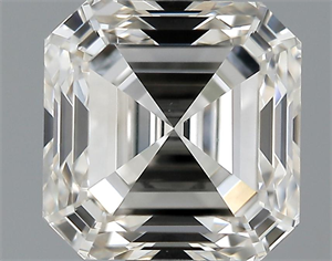 Picture of 1.03 Carats, Asscher Diamond with  Cut, J Color, VS1 Clarity and Certified by GIA