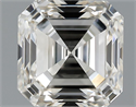 1.03 Carats, Asscher Diamond with  Cut, J Color, VS1 Clarity and Certified by GIA