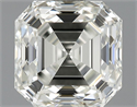 1.05 Carats, Asscher Diamond with  Cut, I Color, VS1 Clarity and Certified by GIA