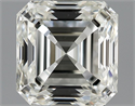 1.07 Carats, Asscher Diamond with  Cut, I Color, VVS2 Clarity and Certified by GIA