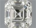 1.01 Carats, Asscher Diamond with  Cut, I Color, VVS2 Clarity and Certified by GIA