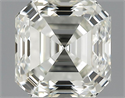 1.04 Carats, Asscher Diamond with  Cut, J Color, VVS2 Clarity and Certified by GIA