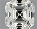1.01 Carats, Asscher Diamond with  Cut, I Color, VVS1 Clarity and Certified by GIA