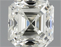 1.01 quilates, Asscher Diamante , Color J, claridad VVS1 y certificado por GIA