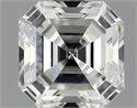1.10 Carats, Asscher Diamond with  Cut, G Color, SI1 Clarity and Certified by GIA