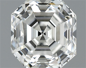 Picture of 1.03 Carats, Asscher Diamond with  Cut, F Color, SI1 Clarity and Certified by GIA