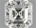 1.00 quilates, Asscher Diamante , Color F, claridad SI2 y certificado por GIA