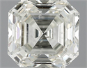 1.16 quilates, Asscher Diamante , Color J, claridad SI2 y certificado por GIA