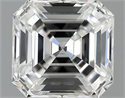 1.06 quilates, Asscher Diamante , Color E, claridad VVS1 y certificado por GIA